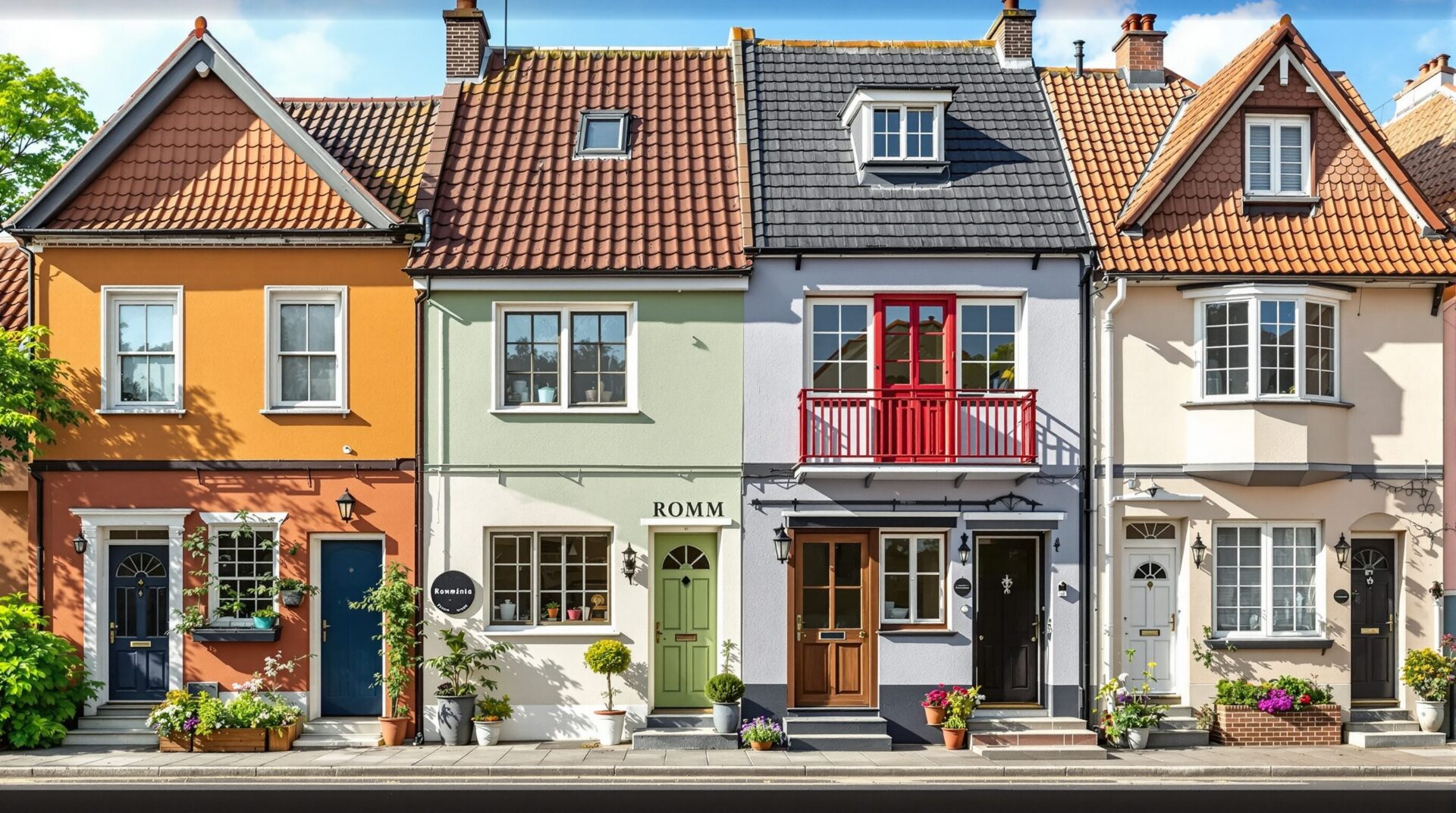 façades typiques selon les pays